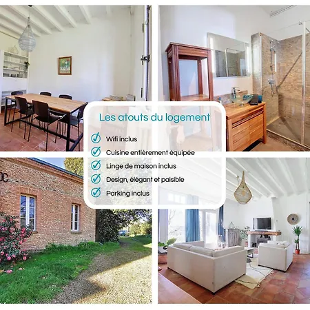 Holiday home Le Relais De Fleyres - Authentique Avec Jardin, Parking Et Wifi Toulouse